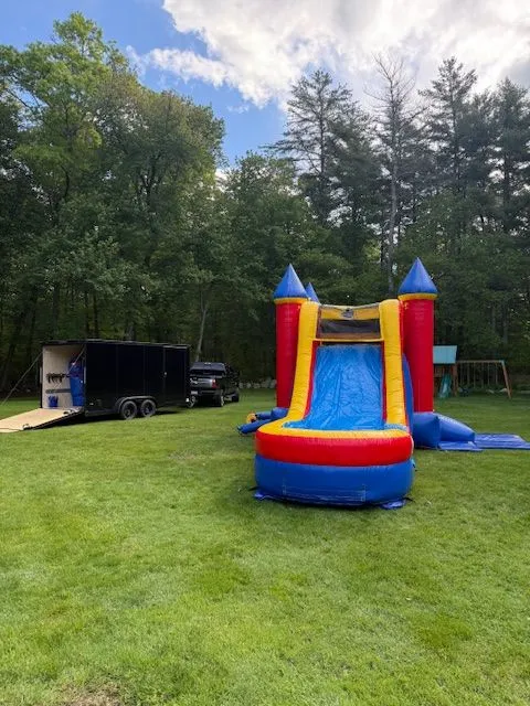 Castle Combo Bounce House Water Slide4